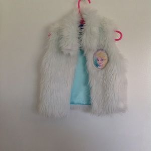 Frozen girls vest and frozen girl skirt